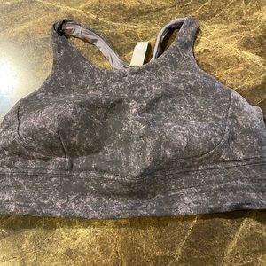 Lululemon sports bra- high neck, purple